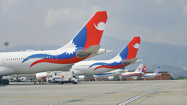 वायुसेवा निगमको अन्तर्राष्ट्रियतर्फ २५ प्रतिशत बजार हिस्सा