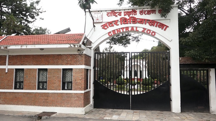 जावलाखेलस्थित सदर चिडियाखाना एक सातालाई बन्द