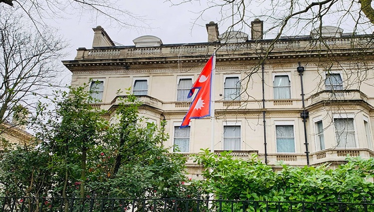 लण्डन दूतावासमा अबदेखि कार्ड भुक्तानीमात्रै