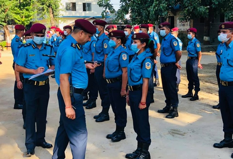 ६८ जना प्रहरी कर्मचारीहरुलाई ट्राफिक नियन्त्रण तालिम प्रदान