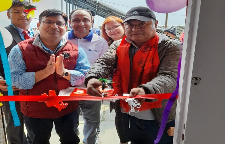 ज्योति विकास बैंकद्वारा घान्द्रुकको पहिलो एटीएम सञ्चालन