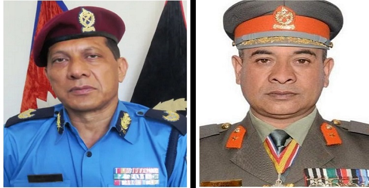 नेपाल प्रहरीको प्रमुखमा सिंह र सशस्त्रको प्रमुखमा अर्याल नियुक्त