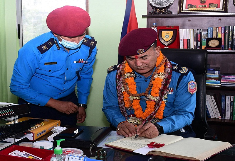 एआईजी धानुकले सम्हाले उपत्यका प्रहरी कार्यालय प्रमुखको कार्यभार