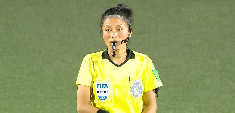 महिला फुटबल रेफ्री अञ्जना एएफसी एलिटमा समावेश