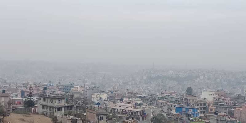 काठमाडौंको तापक्रम २.१ डिग्रीमा झर्यो